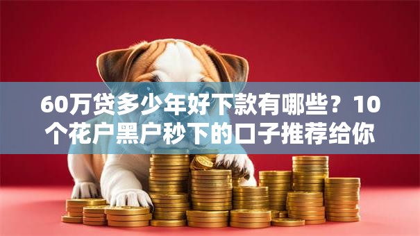60万贷多少年好下款有哪些？10个花户黑户秒下的口子推荐给你