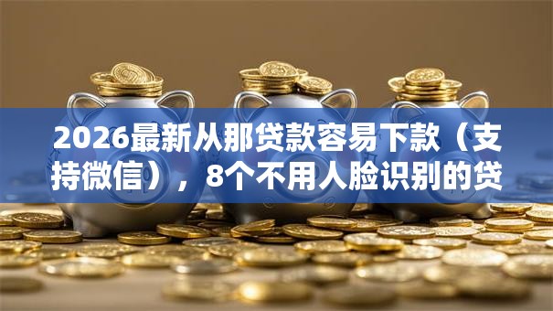 2026最新从那贷款容易下款(支持微信),8个不用人脸识别的贷款平台无私分享 2026最新从那贷款容易下款(支持微信),8个不用人脸识别的贷款平台无私分享