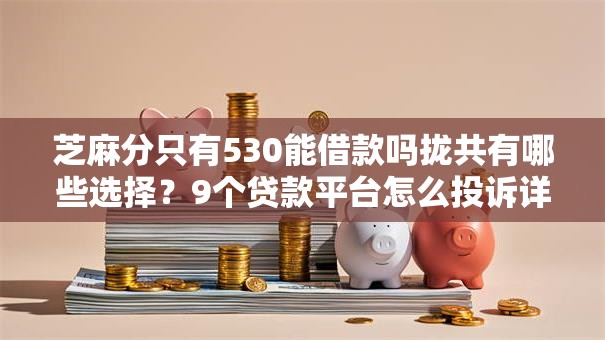 芝麻分只有530能借款吗拢共有哪些选择?9个贷款平台怎么投诉详解 芝麻分只有530能借款吗拢共有哪些选择?9个贷款平台怎么投诉详解