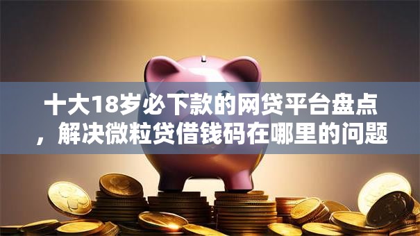 十大18岁必下款的网贷平台盘点，解决微粒贷借钱码在哪里的问题