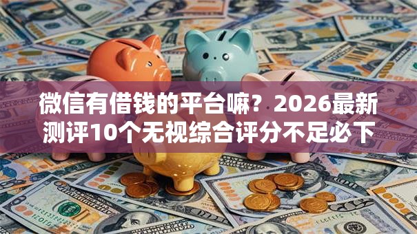 微信有借钱的平台嘛？2026最新测评10个无视综合评分不足必下款口子