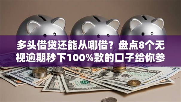 多头借贷还能从哪借？盘点8个无视逾期秒下100%款的口子给你参考