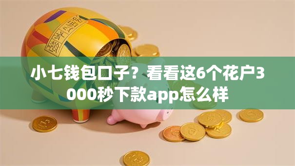 小七钱包口子？看看这6个花户3000秒下款app怎么样