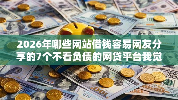 2026年哪些网站借钱容易网友分享的7个不看负债的网贷平台我觉得不错！