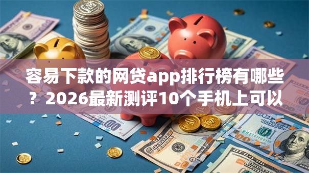 容易下款的网贷app排行榜有哪些？2026最新测评10个手机上可以借钱的app
