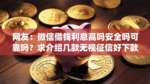 网友：微信借钱利息高吗安全吗可靠吗？求介绍几款无视征信好下款的借款app