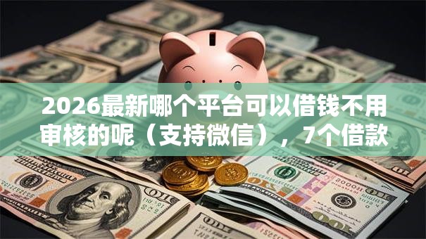 2026最新哪个平台可以借钱不用审核的呢(支持微信),7个借款平台利息最低最正规放款最快无私分享 2026最新哪个平台可以借钱不用审核的呢(支持微信),7个借款平台利息最低最正规放款最快无私分享
