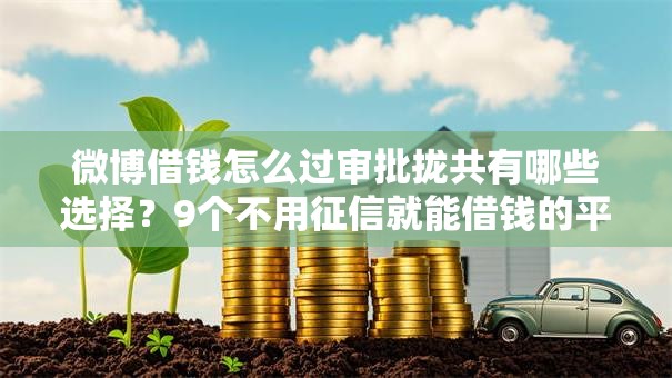 微博借钱怎么过审批拢共有哪些选择？9个不用征信就能借钱的平台详解