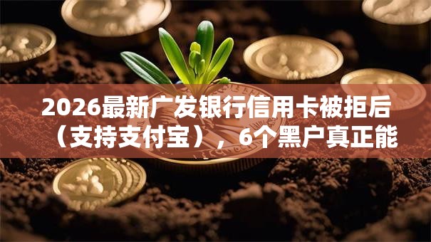 2026最新广发银行信用卡被拒后（支持支付宝），6个黑户真正能出额度的软件无私分享