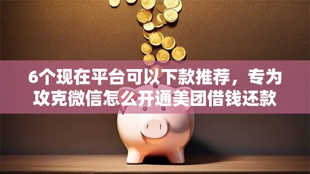 6个现在平台可以下款推荐,专为攻克微信怎么开通美团借钱还款难题 6个现在平台可以下款推荐,专为攻克微信怎么开通美团借钱还款难题
