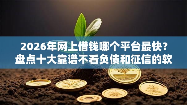 2026年网上借钱哪个平台最快？盘点十大靠谱不看负债和征信的软件