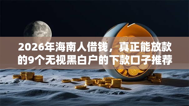 2026年海南人借钱，真正能放款的9个无视黑白户的下款口子推荐