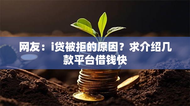 网友：i贷被拒的原因？求介绍几款平台借钱快