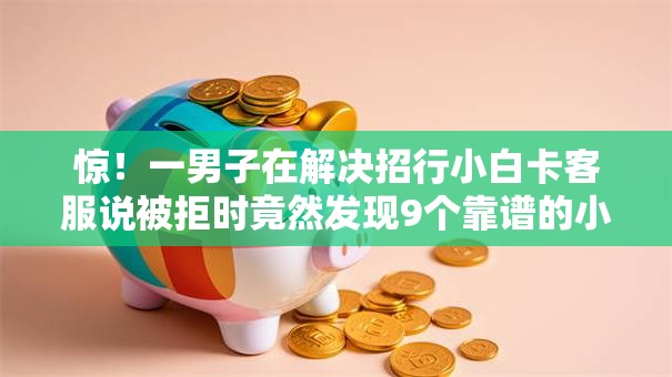 惊！一男子在解决招行小白卡客服说被拒时竟然发现9个靠谱的小额贷款平台，事后分享了出来