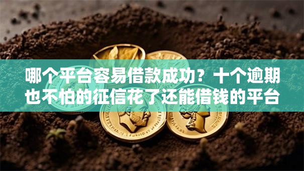 哪个平台容易借款成功？十个逾期也不怕的征信花了还能借钱的平台