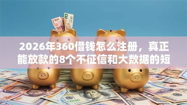 2026年360借钱怎么注册，真正能放款的8个不征信和大数据的短期网贷适合58岁的平台推荐