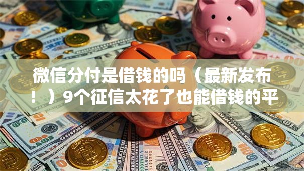 微信分付是借钱的吗（最新发布！）9个征信太花了也能借钱的平台