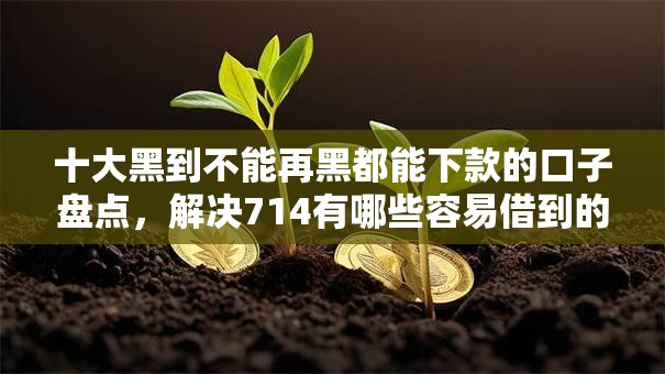 十大黑到不能再黑都能下款的口子盘点,解决714有哪些容易借到的问题 十大黑到不能再黑都能下款的口子盘点,解决714有哪些容易借到的问题