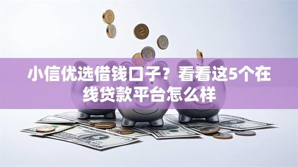 小信优选借钱口子？看看这5个在线贷款平台怎么样