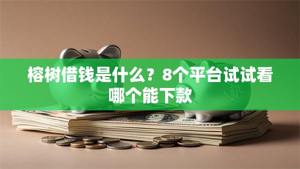 榕树借钱是什么？8个平台试试看哪个能下款