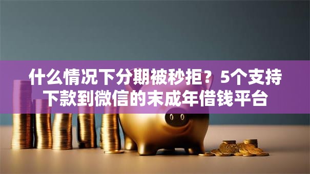 什么情况下分期被秒拒？5个支持下款到微信的末成年借钱平台