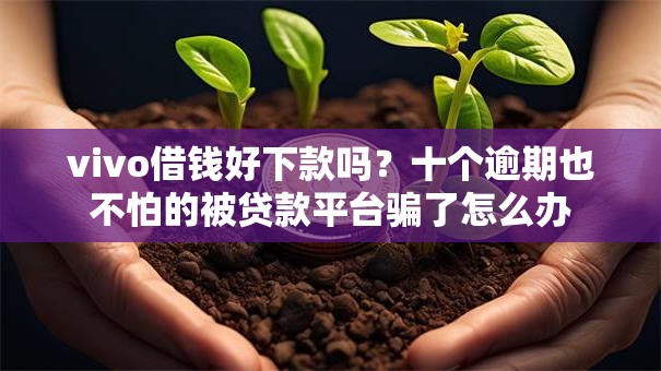 vivo借钱好下款吗?十个逾期也不怕的被贷款平台骗了怎么办 vivo借钱好下款吗?十个逾期也不怕的被贷款平台骗了怎么办