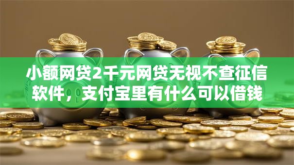 小额网贷2千元网贷无视不查征信软件，支付宝里有什么可以借钱的的5个平台介绍