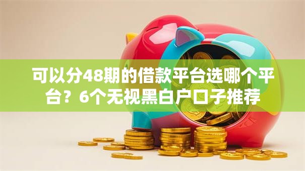 可以分48期的借款平台选哪个平台？6个无视黑白户口子推荐