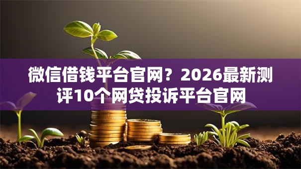 微信借钱平台官网？2026最新测评10个网贷投诉平台官网