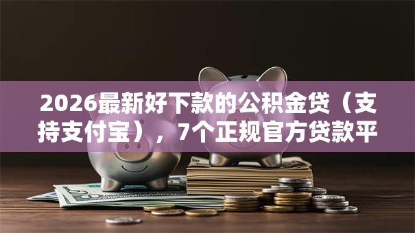 2026最新好下款的公积金贷（支持支付宝），7个正规官方贷款平台无私分享