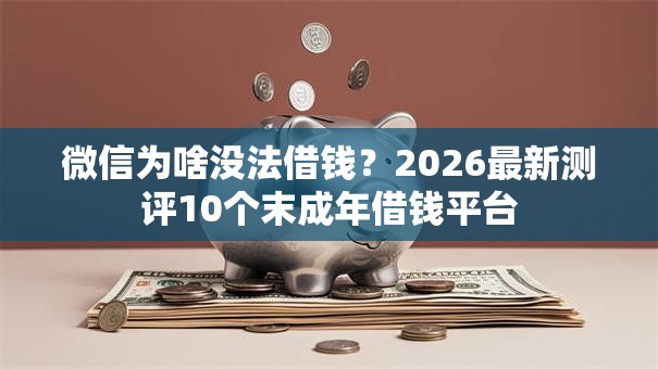 微信为啥没法借钱？2026最新测评10个末成年借钱平台