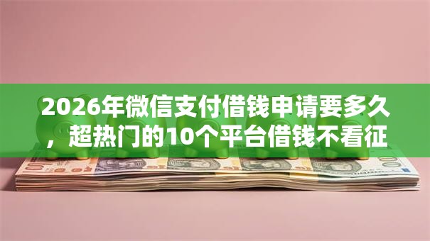 2026年微信支付借钱申请要多久，超热门的10个平台借钱不看征信不看逾期,不看欠款推荐