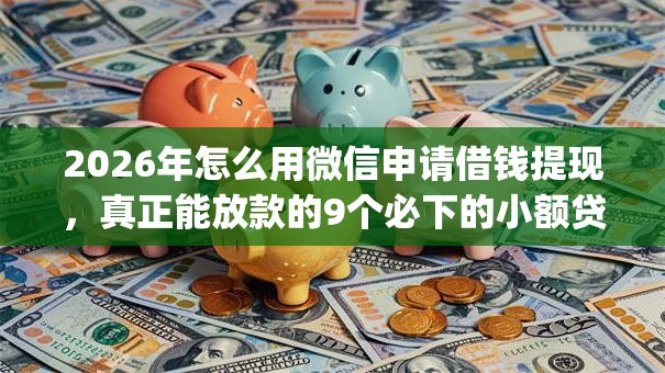 2026年怎么用微信申请借钱提现，真正能放款的9个必下的小额贷款app推荐