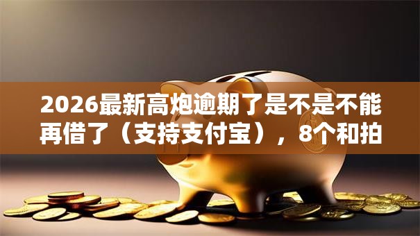 2026最新高炮逾期了是不是不能再借了（支持支付宝），8个和拍拍贷一样容易借钱的平台无私分享