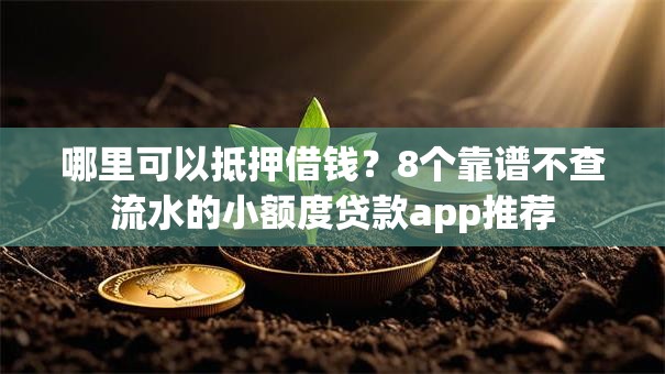 哪里可以抵押借钱?8个靠谱不查流水的小额度贷款app推荐 哪里可以抵押借钱?8个靠谱不查流水的小额度贷款app推荐