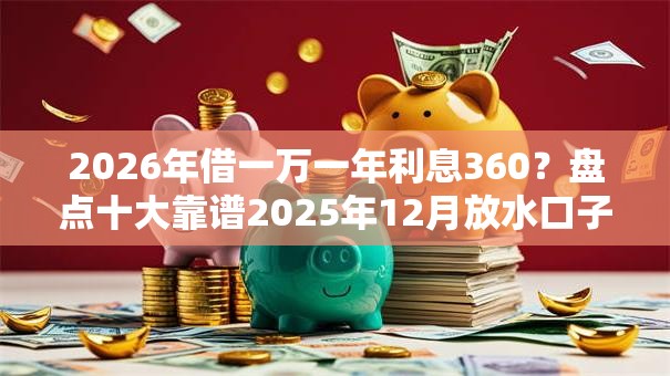 2026年借一万一年利息360？盘点十大靠谱2025年12月放水口子