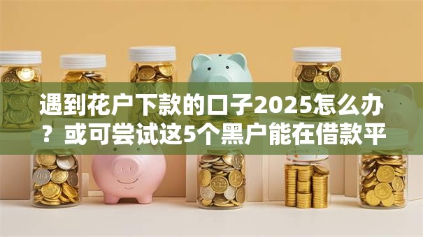 遇到花户下款的口子2025怎么办？或可尝试这5个黑户能在借款平台借到钱