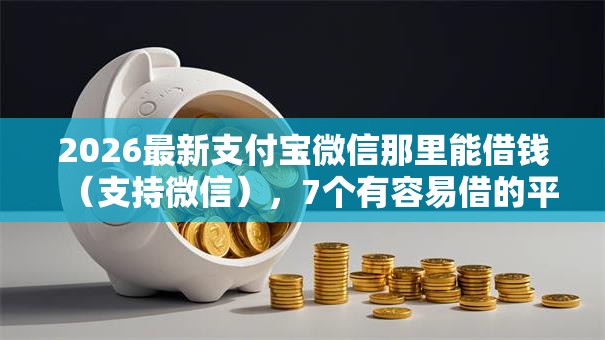 2026最新支付宝微信那里能借钱（支持微信），7个有容易借的平台嘛无私分享