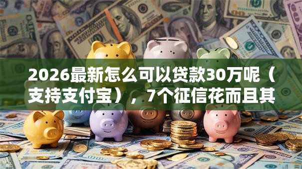 2026最新怎么可以贷款30万呢（支持支付宝），7个征信花而且其他软件借不出钱了还可以借到钱100%通过的平台无私分享