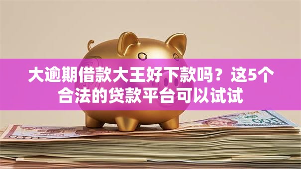 大逾期借款大王好下款吗？这5个合法的贷款平台可以试试