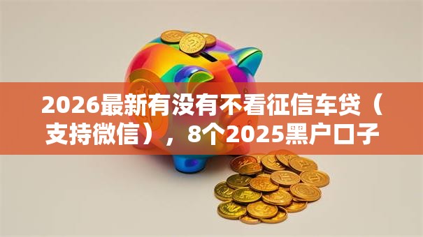 2026最新有没有不看征信车贷（支持微信），8个2025黑户口子无私分享