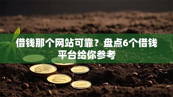 借钱那个网站可靠?盘点6个借钱平台给你参考 借钱那个网站可靠?盘点6个借钱平台给你参考