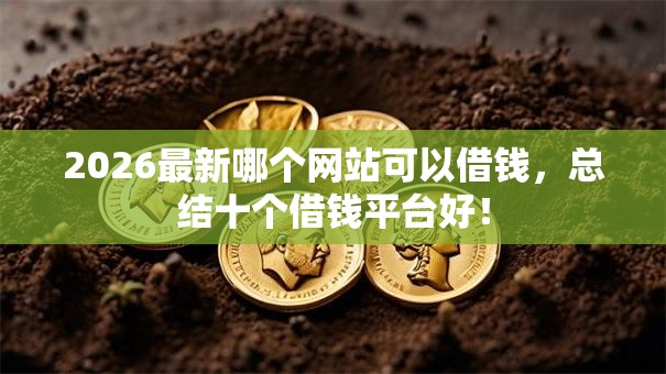 2026最新哪个网站可以借钱，总结十个借钱平台好！
