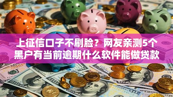上征信口子不刷脸？网友亲测5个黑户有当前逾期什么软件能做贷款盘点