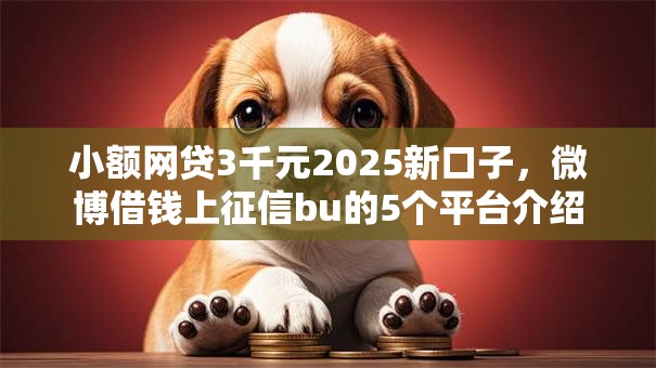 小额网贷3千元2025新口子，微博借钱上征信bu的5个平台介绍