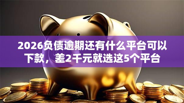 2026负债逾期还有什么平台可以下款，差2千元就选这5个平台