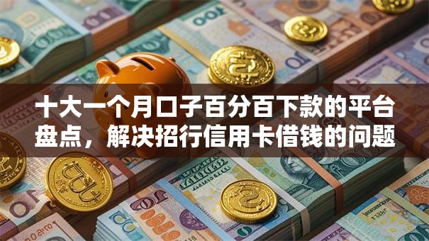 十大一个月口子百分百下款的平台盘点，解决招行信用卡借钱的问题