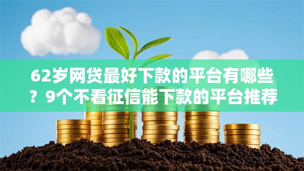 62岁网贷最好下款的平台有哪些？9个不看征信能下款的平台推荐给你