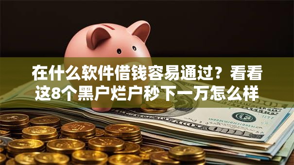 在什么软件借钱容易通过?看看这8个黑户烂户秒下一万怎么样 在什么软件借钱容易通过?看看这8个黑户烂户秒下一万怎么样