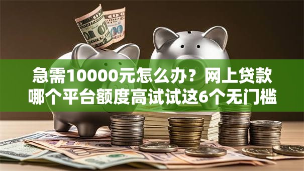 急需10000元怎么办？网上贷款哪个平台额度高试试这6个无门槛平台